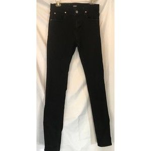 EUC Mens 31 Hudson Sartor Relaxed Skinny black jeans